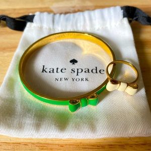 Kate Spade Bangle Ring Jewelry Accessories Set